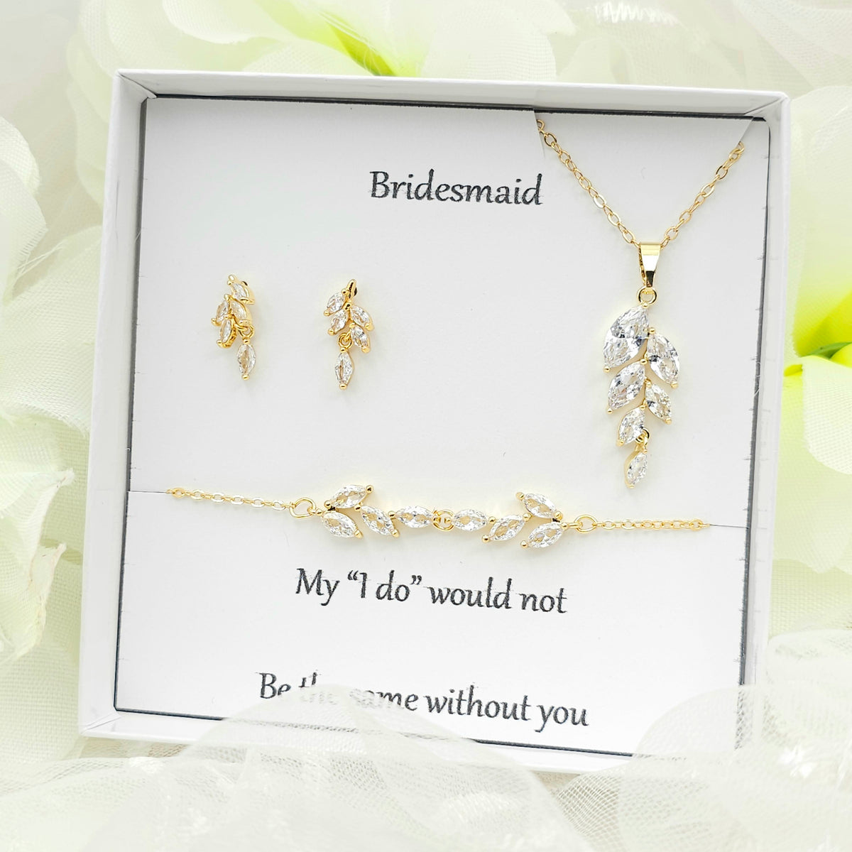 Minimalist SILVER, Gold ,ROSE GOLD Tiny Olive leaf Earring ,Necklace, bracelet Set.  Bridesmaid Jewelry .